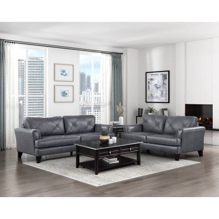 Thierry Love Seat (9279BGY-2)