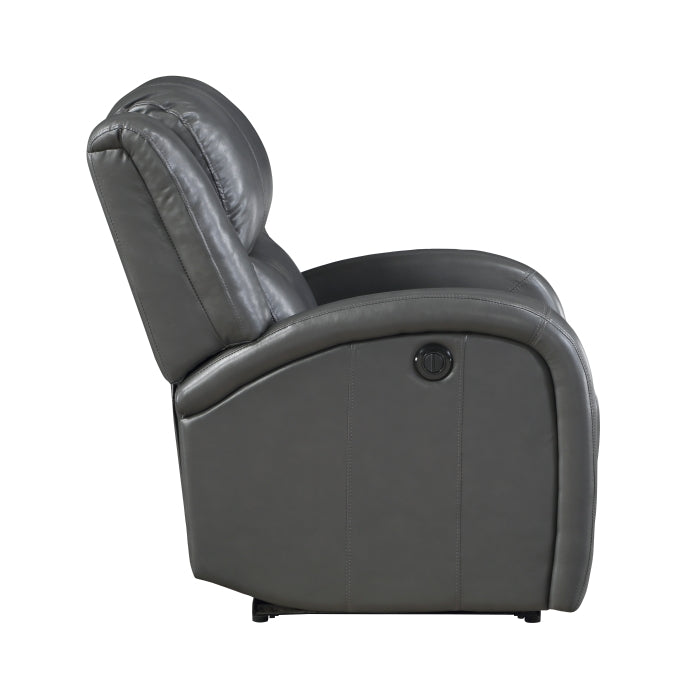 Foxcroft Power Reclining Chair (9316PUGY-1PW)