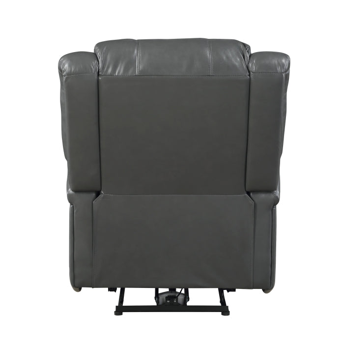 Foxcroft Power Reclining Chair (9316PUGY-1PW)