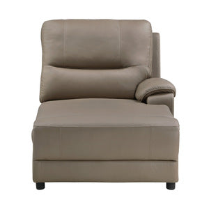 Power Right Side Reclining Chaise with USB port - LeGrande - front product view