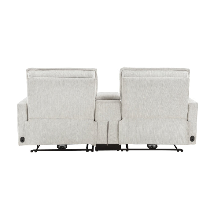 Salida Power Double Reclining Love Seat with Center Console and Power Headrests