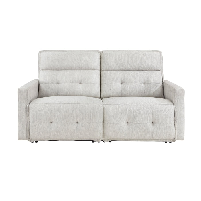 Salida Power Double Reclining Love Seat with Power Headrests