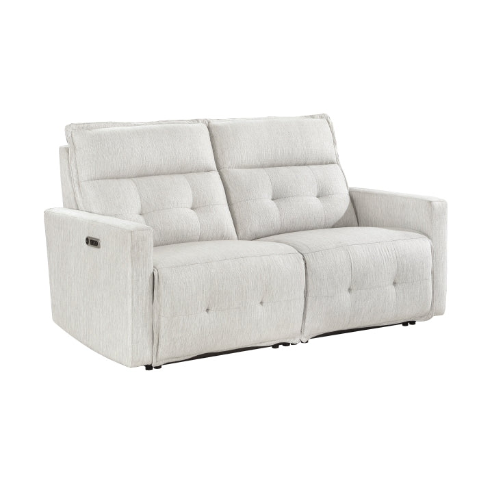Salida Power Double Reclining Love Seat with Power Headrests