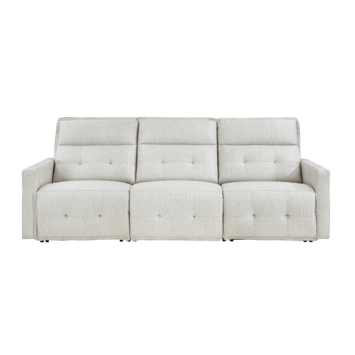 Salida Power Double Reclining Sofa with Power Headrests