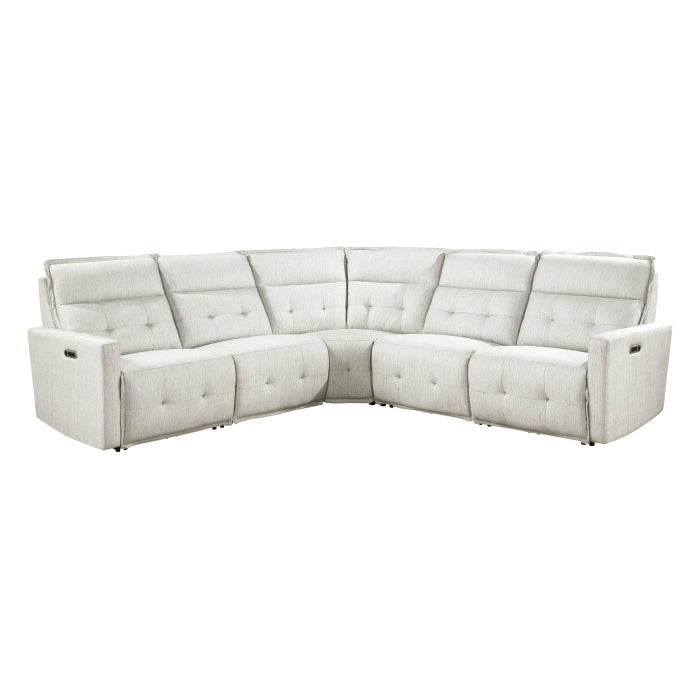 Salida 5-Piece Modular Power Reclining Sectional with Power Headrests