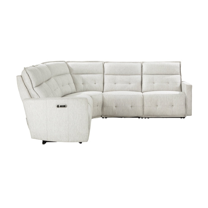 Salida 5-Piece Modular Power Reclining Sectional with Power Headrests
