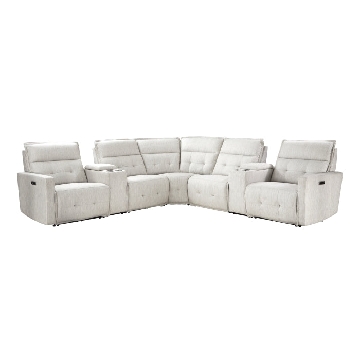 Salida 7-Piece Modular Power Reclining Sectional with Power Headrests