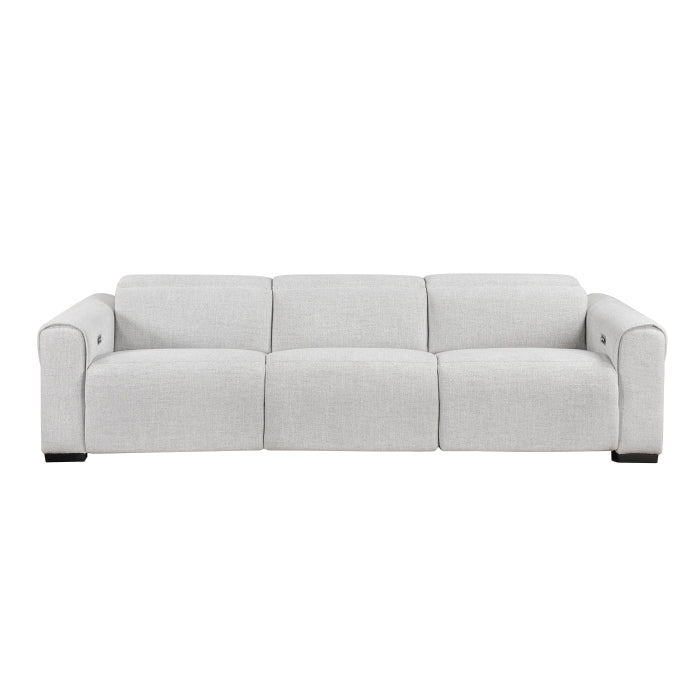 McPherson Power Double Reclining Sofa with Power Headrests, Charging Ports
