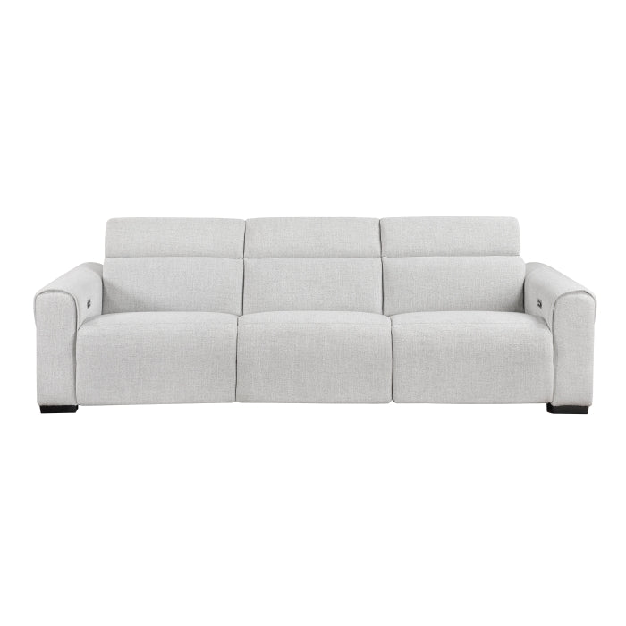 McPherson Power Double Reclining Sofa with Power Headrests, Charging Ports