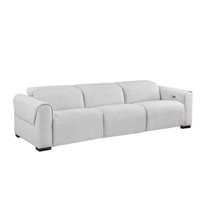 McPherson Power Double Reclining Sofa with Power Headrests, Charging Ports