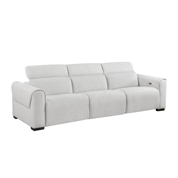 McPherson Power Double Reclining Sofa with Power Headrests, Charging Ports