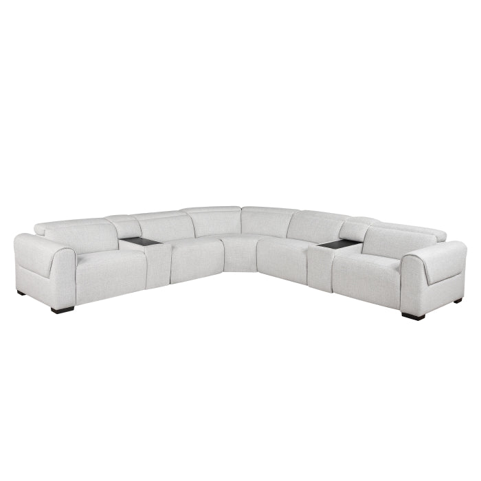 McPherson 7-Piece Modular Power Reclining Sectional with Power Headrests