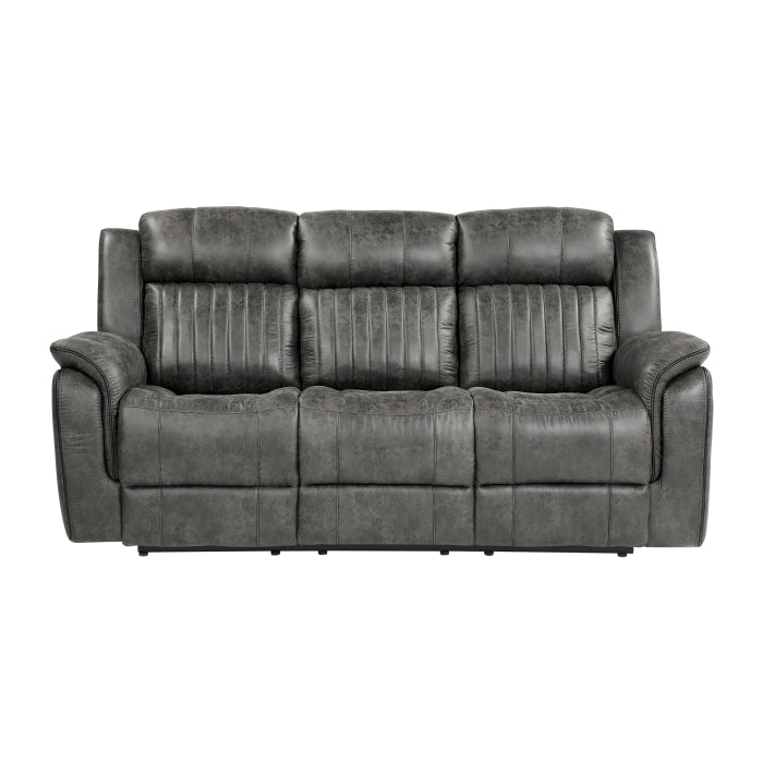 Centeroak Double Reclining Sofa (9479BRG-3)