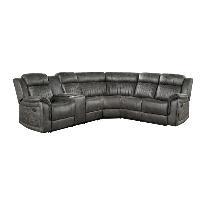 Centeroak 3-Piece Reclining Sectional with Left Console