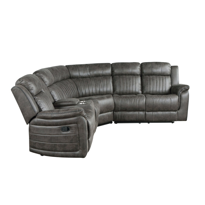 Centeroak 3-Piece Reclining Sectional with Left Console