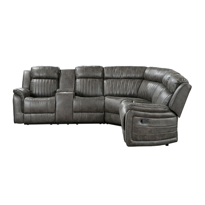 Centeroak 3-Piece Reclining Sectional with Left Console