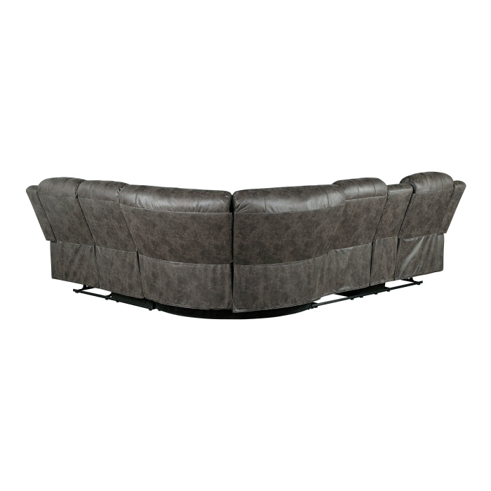 Centeroak 3-Piece Reclining Sectional with Left Console
