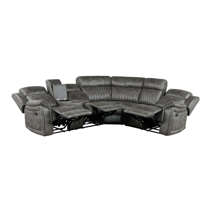 Centeroak 3-Piece Reclining Sectional with Left Console