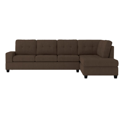 Maston 3-Piece Reversible Sectional with Drop-Down Cup Holders and Storage Ottoman (9507CHC*3OT)