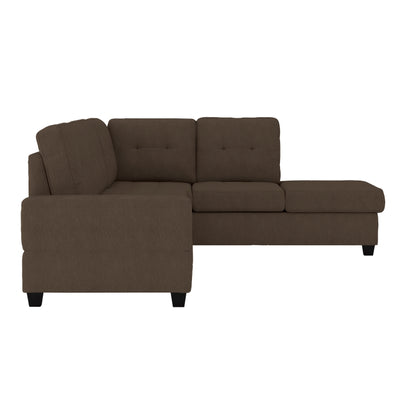 Maston 3-Piece Reversible Sectional with Drop-Down Cup Holders and Storage Ottoman (9507CHC*3OT)