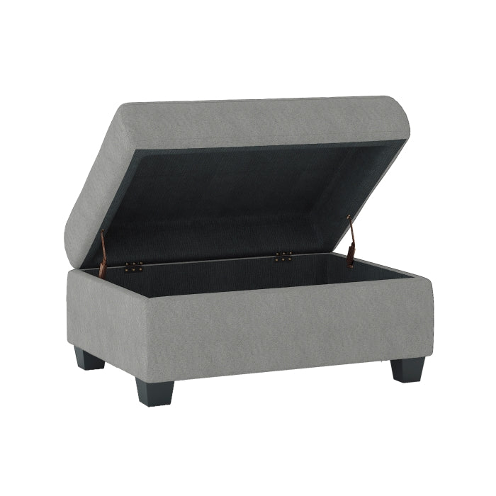 Maston Storage Ottoman (9507GRY-4)