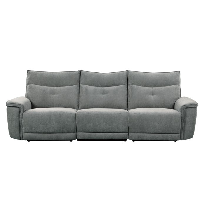 Tesoro Power Double Reclining Sofa with Power Headrests and USB Ports (9509DG-3PWH*)