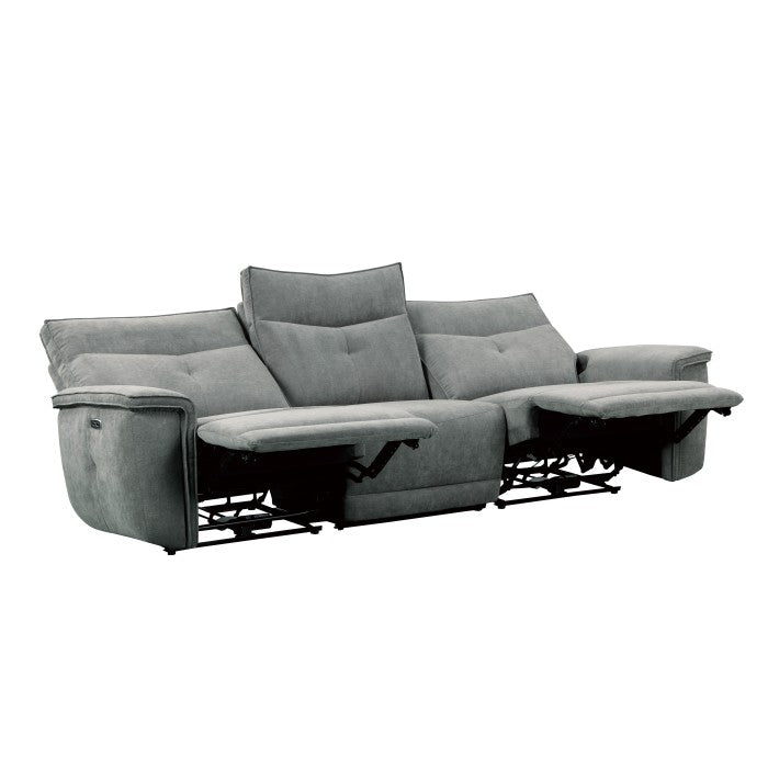 Tesoro Power Double Reclining Sofa with Power Headrests and USB Ports (9509DG-3PWH*)