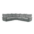 MRS-Tesoro 6-Piece Reclining Sectional front view