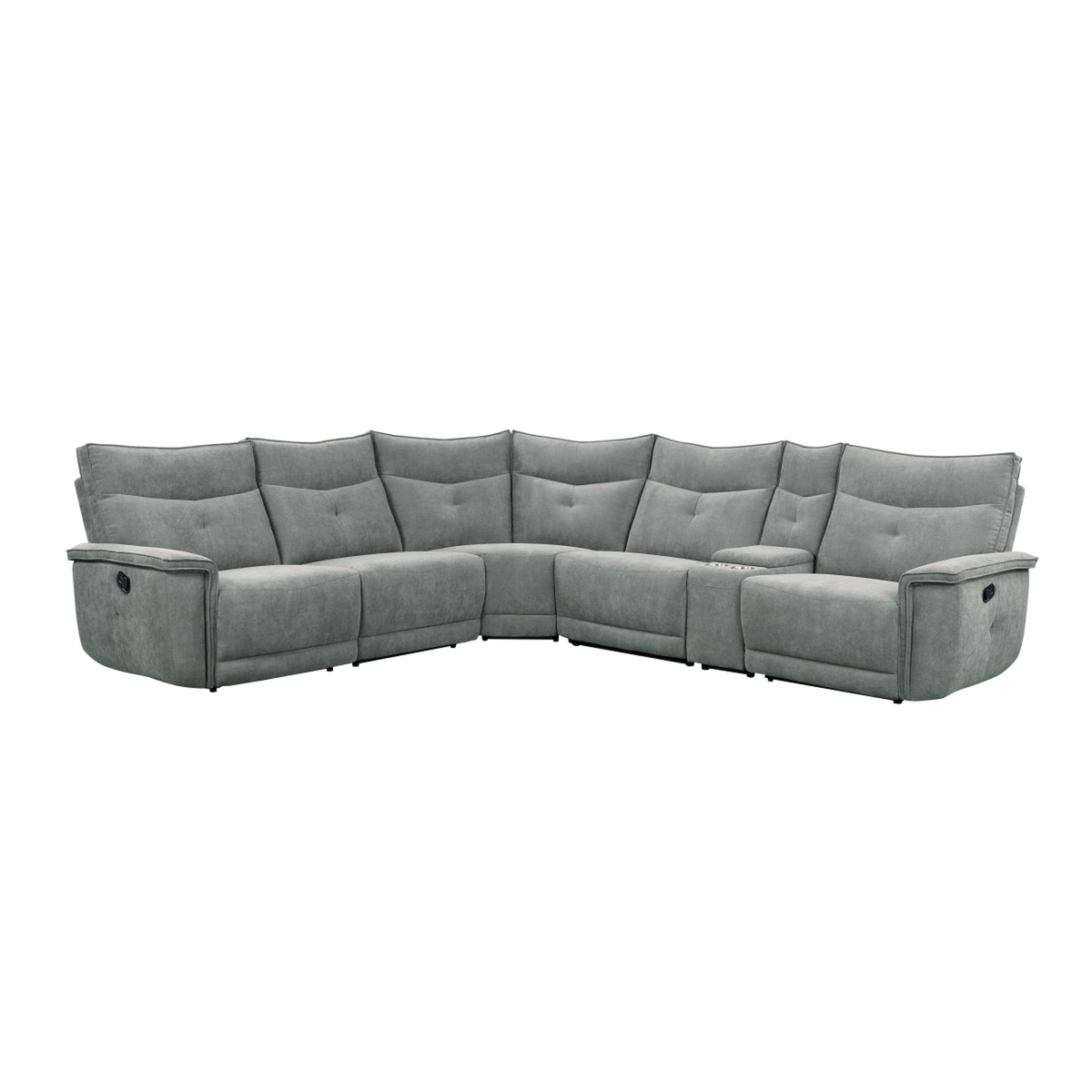 MRS-Tesoro 6-Piece Reclining Sectional front view