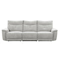 Tesoro Power Double Reclining Sofa with Power Headrests and USB Ports (9509MGY-3PWH*)