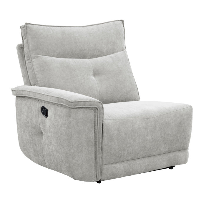 Tesoro 6-Piece Modular Reclining Sectional with Right Chaise (9509MGY*6LR5R)