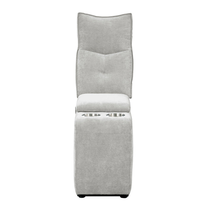 Tesoro 6-Piece Modular Reclining Sectional with Right Chaise (9509MGY*6LR5R)