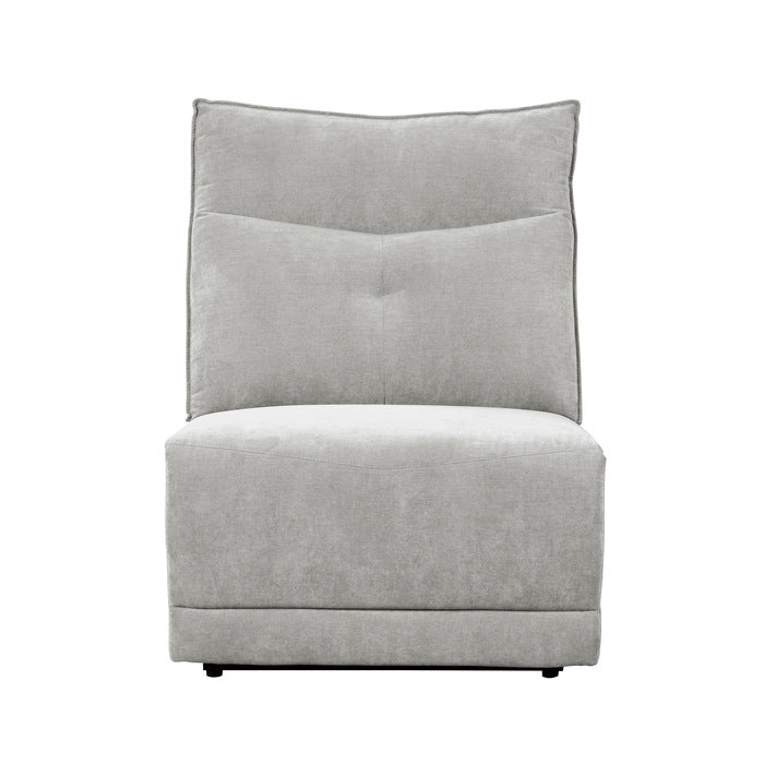 Tesoro 6-Piece Modular Reclining Sectional with Right Chaise (9509MGY*6LR5R)