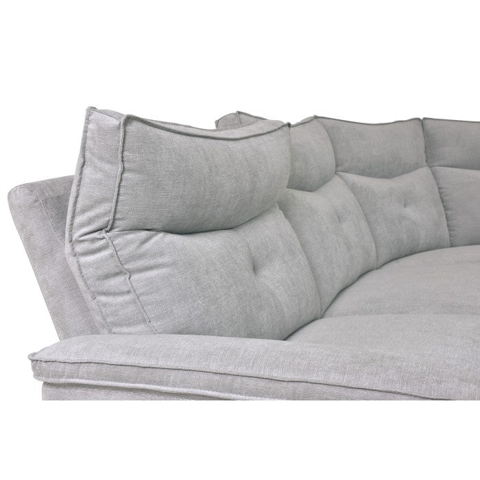 Tesoro 6-Piece Modular Power Reclining Sectional with Power Headrests, Right Chaise and USB Port