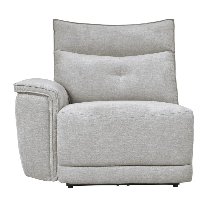 Tesoro 6-Piece Modular Power Reclining Sectional with Power Headrests and USB Ports (9509MGY*6LRRRPWH)