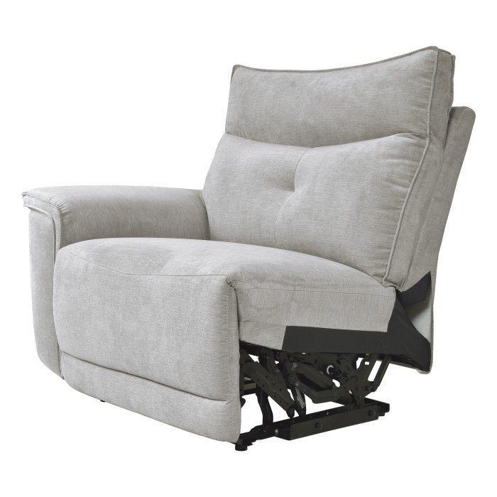 Tesoro 6-Piece Modular Power Reclining Sectional with Power Headrests and USB Ports (9509MGY*6LRRRPWH)