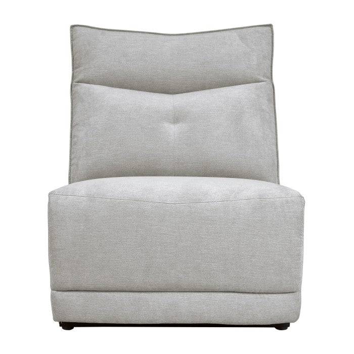 Tesoro 6-Piece Modular Power Reclining Sectional with Power Headrests and USB Ports (9509MGY*6LRRRPWH)