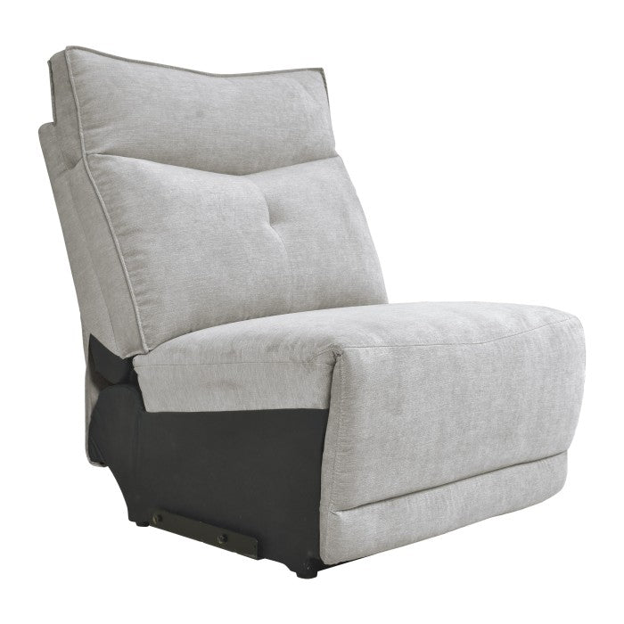 Tesoro 6-Piece Modular Power Reclining Sectional with Power Headrests and USB Ports (9509MGY*6LRRRPWH)