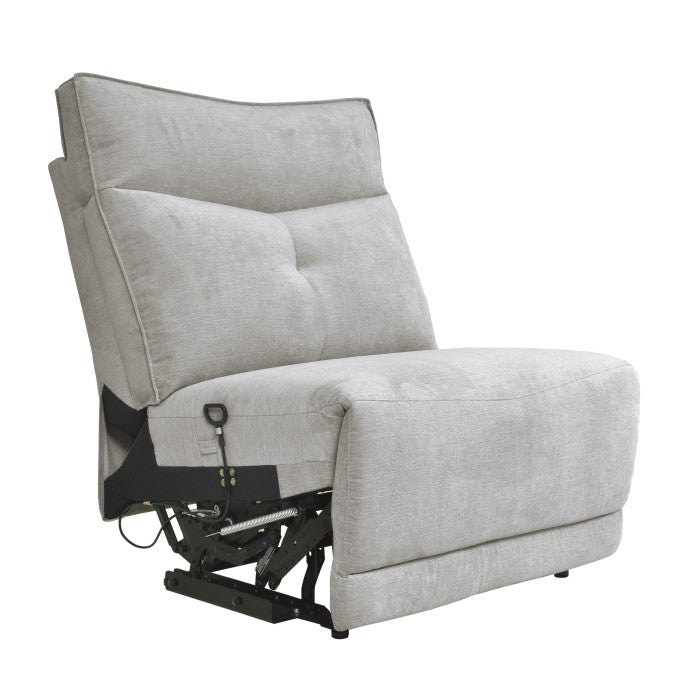 Tesoro 6-Piece Modular Power Reclining Sectional with Power Headrests and USB Ports (9509MGY*6LRRRPWH)
