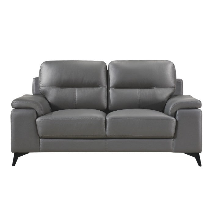 Mischa Love Seat (9514DGY-2)
