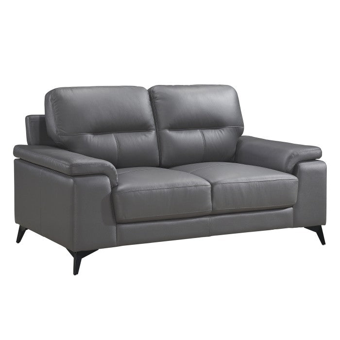 Mischa Love Seat (9514DGY-2)