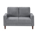 Crandall Love Seat (9520GRY-2)