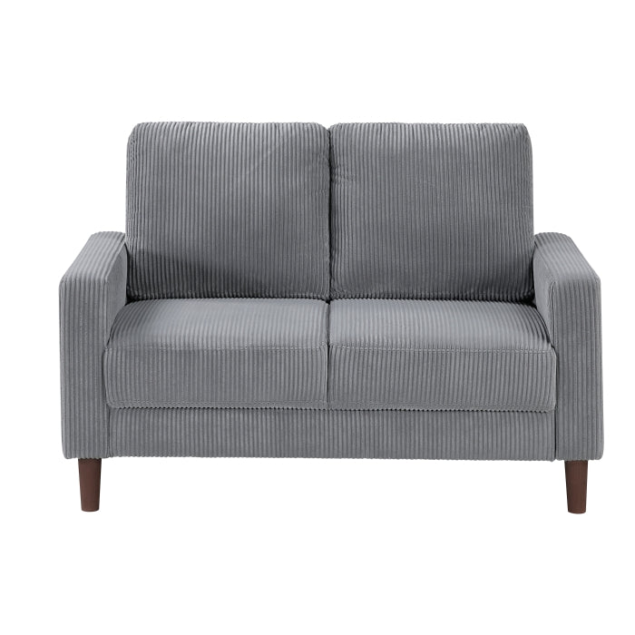 Crandall Love Seat (9520GRY-2)