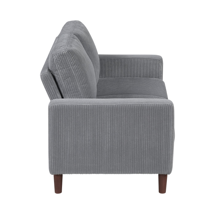 Crandall Love Seat (9520GRY-2)