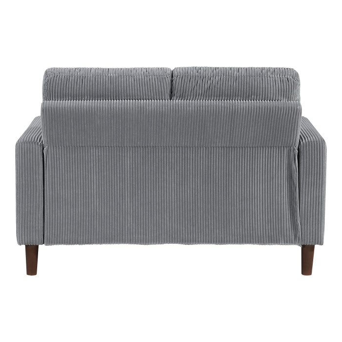 Crandall Love Seat (9520GRY-2)