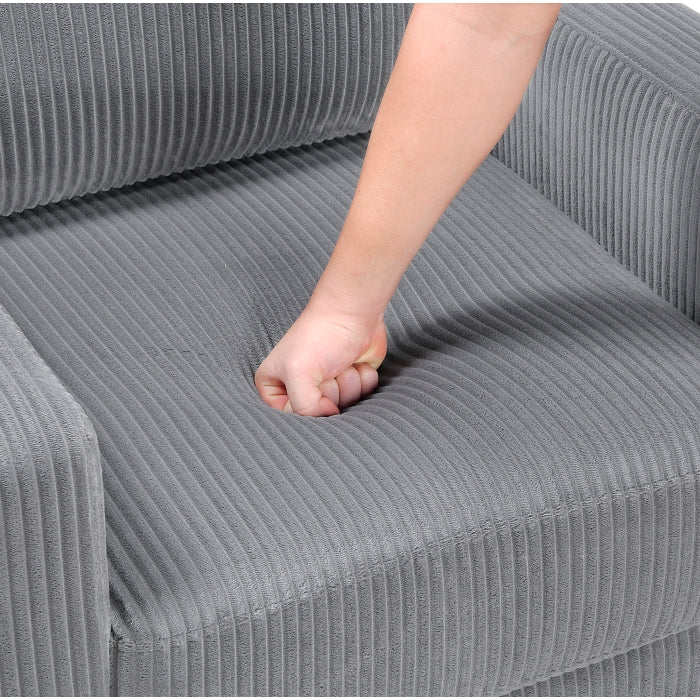 Crandall Love Seat (9520GRY-2)