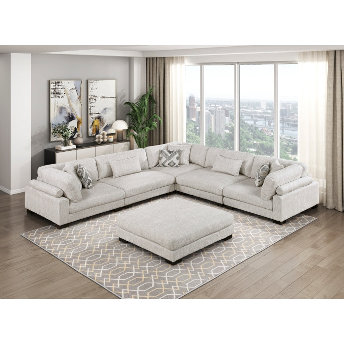 Tinley Ottoman (9555BEG-4)