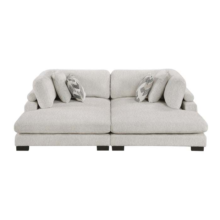 Tinley 2-Piece Chaises (9555BEG*2VC)