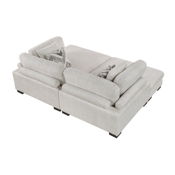 Tinley 2-Piece Chaises (9555BEG*2VC)