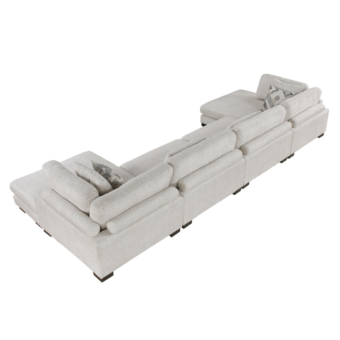Tinley 4-Piece Modular Sectional with Chaise (9555BEG*42AC2VC)